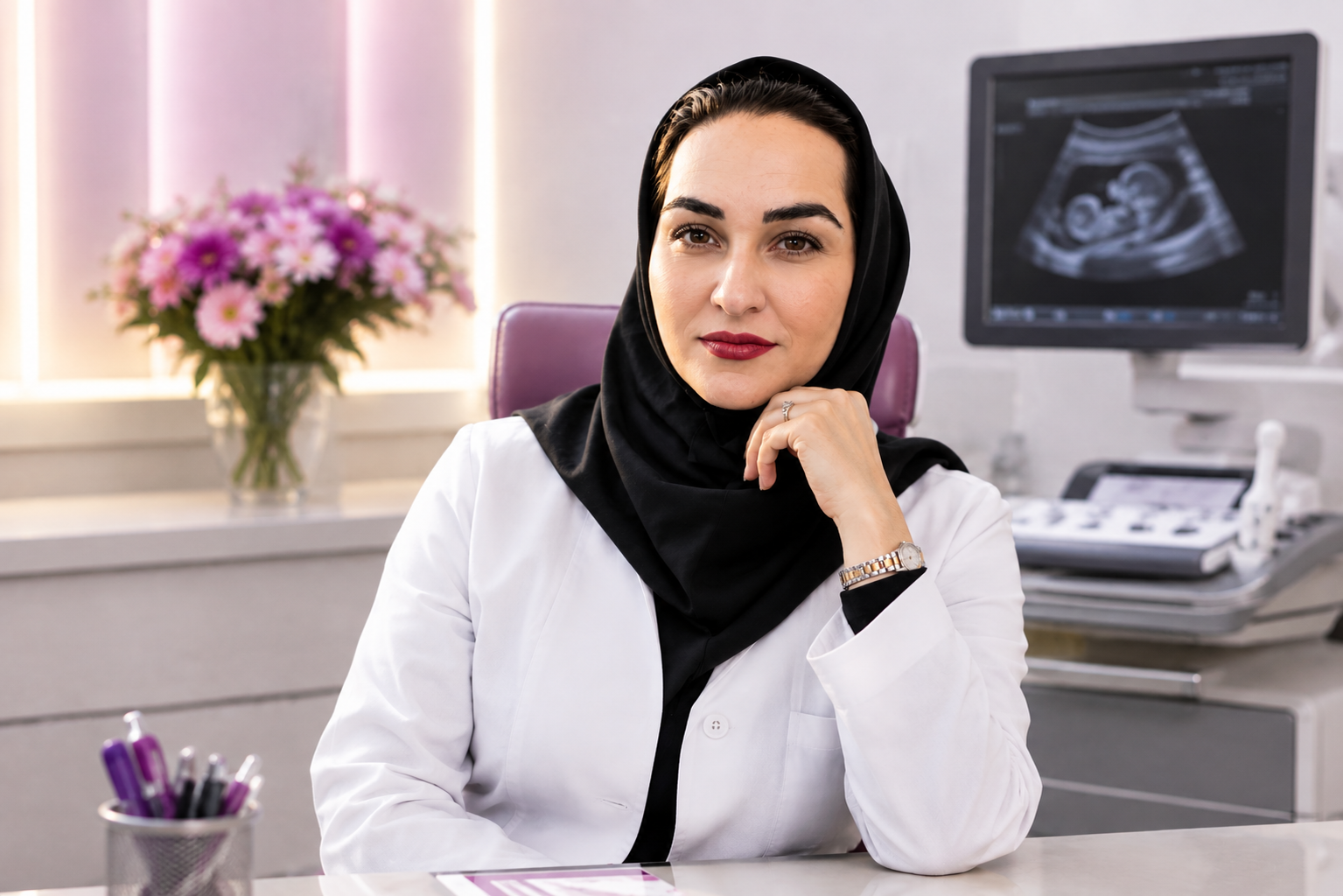 دکتر گلناز فلاح تلوکی در مطب